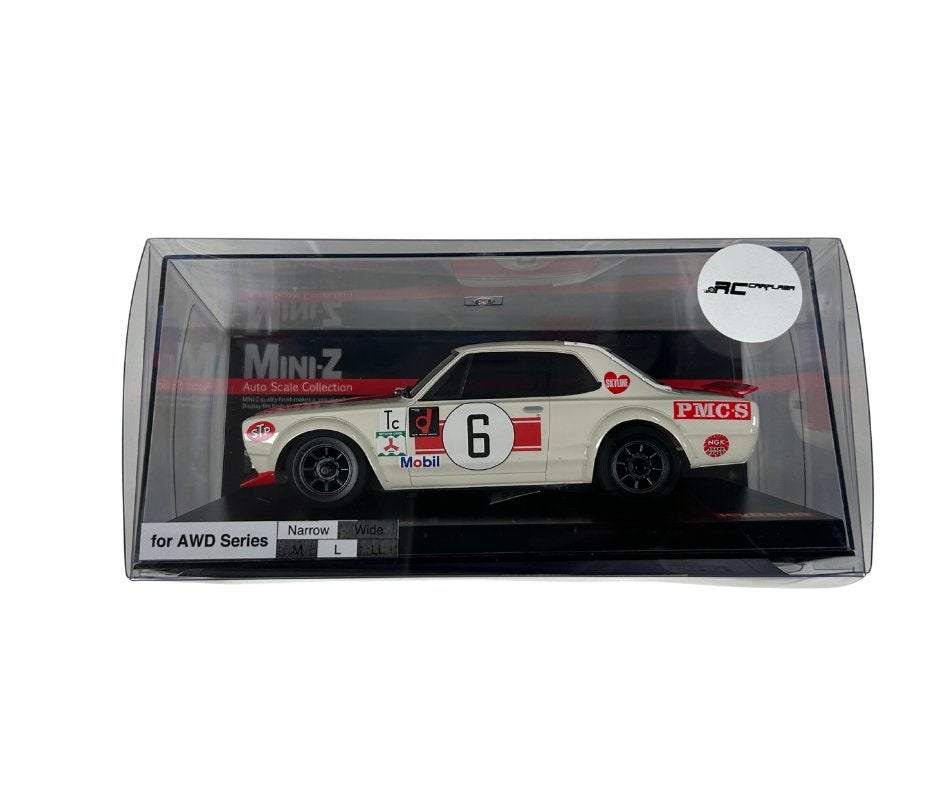 Kyosho Mini-Z Skyline 2000GT-R KPCG10 Racing'72 Red No.6, Ophalen of Verzenden, Nieuw, Overige schalen, Auto onroad