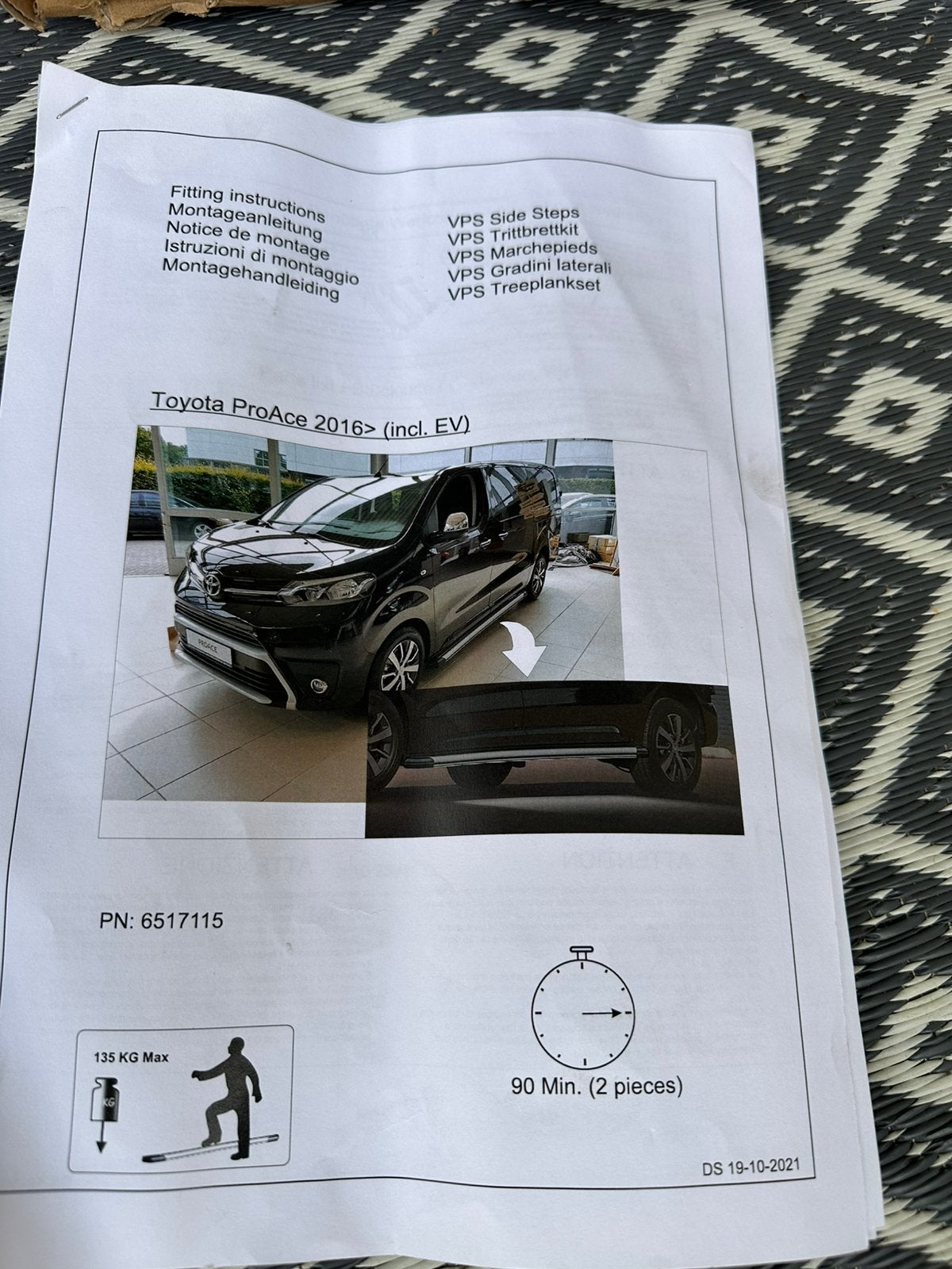 Proace, Expert, Jumpy L2/L3 sidebars Led, Auto-onderdelen, Ophalen of Verzenden, Nieuw