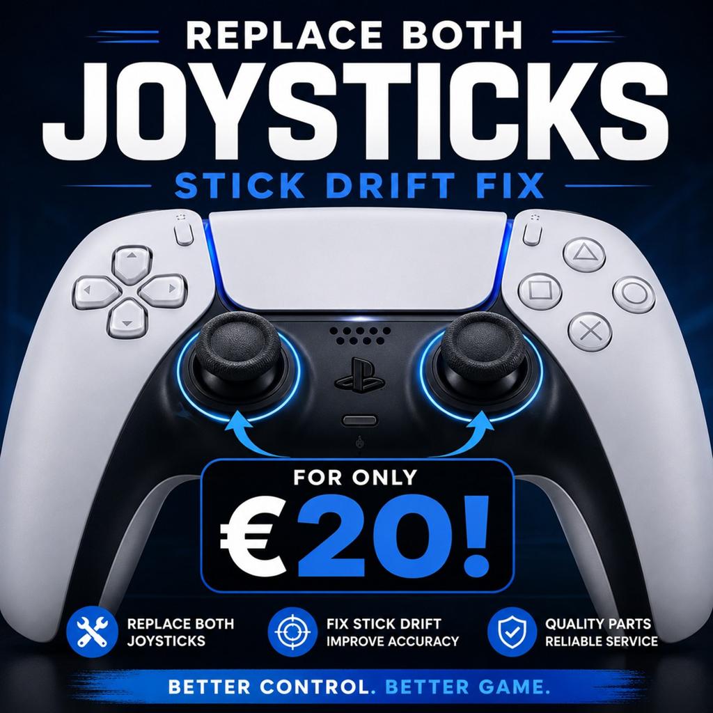Stick drift reparatie Playstation/Xbox nu voor €20!, No cure no pay, Spelcomputers