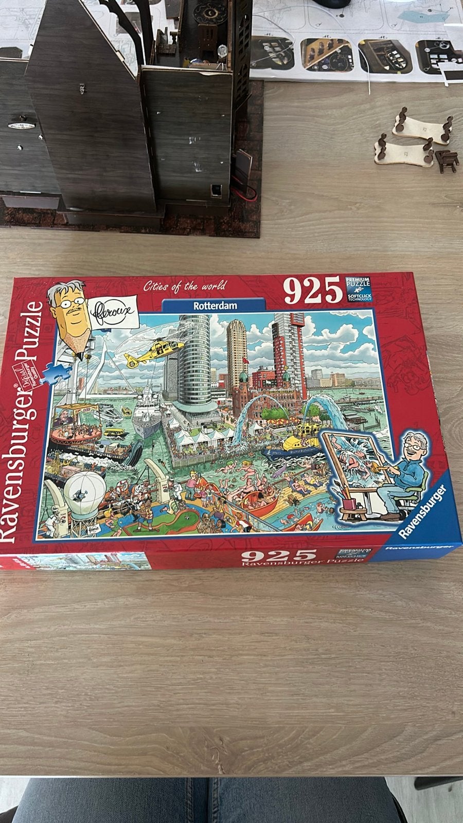 Ravensburger Puzzel Rotterdam - Cities of the World, Ophalen, 500 t/m 1500 stukjes, Zo goed als nieuw