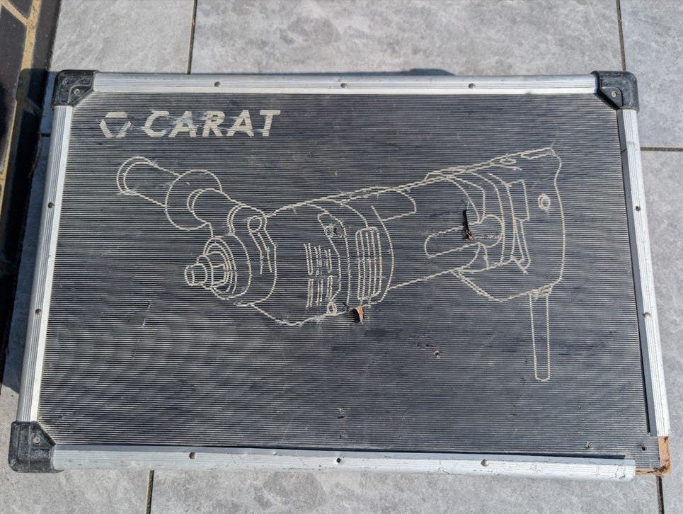 Carat A-1810DT DiamantBoormachine met accessoires, Ophalen of Verzenden, Gebruikt, 600 watt of meer, Boormachine