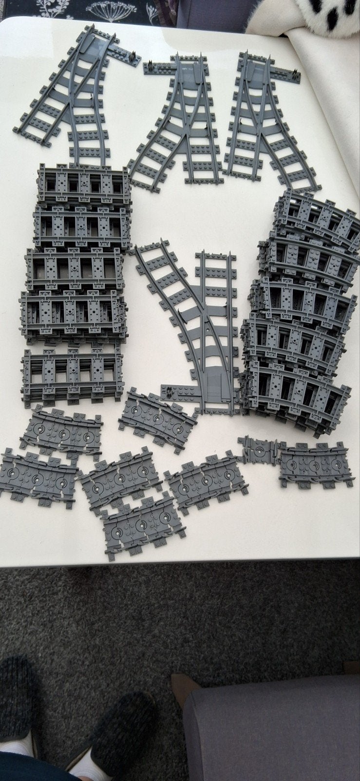 Lego rc trein rails, City, Lego, Ophalen of Verzenden, Zo goed als nieuw