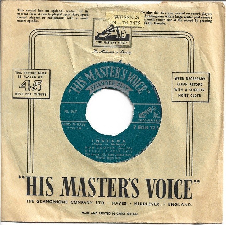 Bob Cooper – The Travelling Mr. Bob Cooper, Cd's en Dvd's, Vinyl Singles, Gebruikt, Jazz en Blues, 7 inch, Verzenden