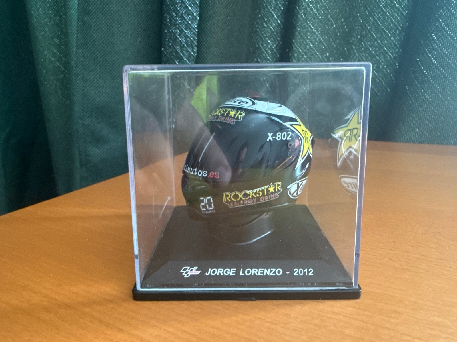 Jorge Lorenzo 2012 Helm Schaal 1:5 - Beschadigde Vitrine, Ophalen of Verzenden, Gebruikt, Motor