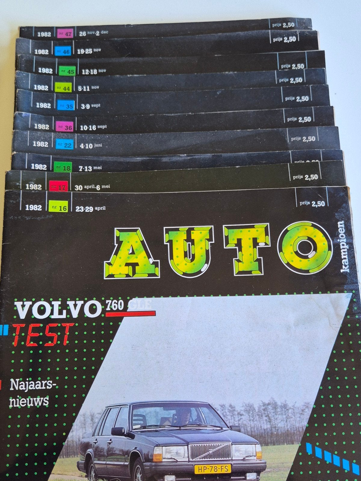 Auto Kampioen tijdschriften 1982 - Diverse nummers, Ophalen of Verzenden, Gelezen, Algemeen, ANWB