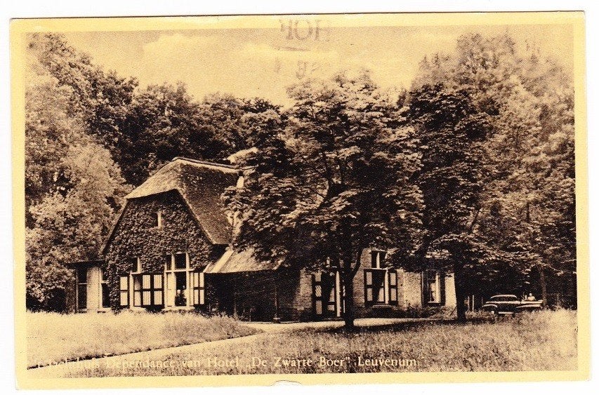 Leuvenum - Jachthuis Dependance van Hotel Zwarte Boer, Verzenden, 1940 tot 1960, Gelopen, Gelderland