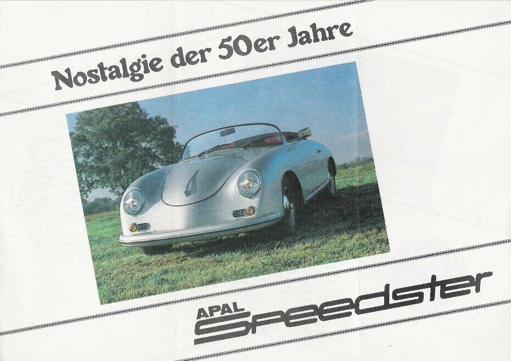 Porsche 356 (look a like) folders, Ophalen of Verzenden, Zo goed als nieuw, Porsche