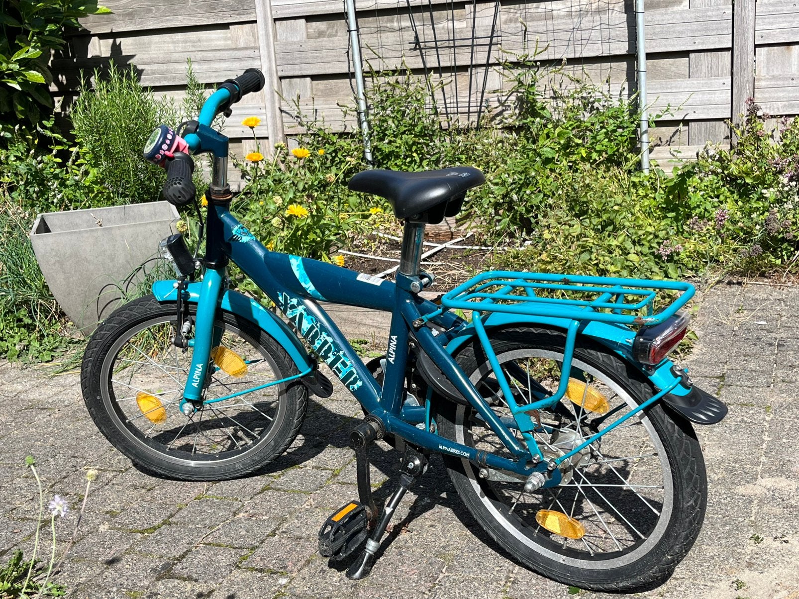 Yabber kinderfiets 16 inch, Ophalen, Zo goed als nieuw, 16 tot 20 inch