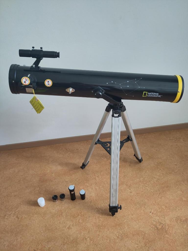telescoop, Audio, Tv en Foto, Optische apparatuur | Telescopen, Ophalen, 80 tot 200 mm, Met statief, Spiegeltelescoop (reflector)