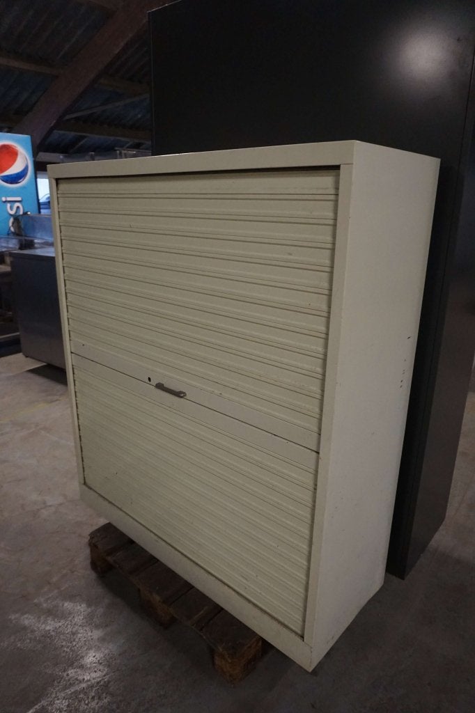 Roldeurkast gereedschapskast garagekast voorraadkast kast, Gebruikt, 100 tot 150 cm, 100 tot 150 cm, Niet ingevuld
