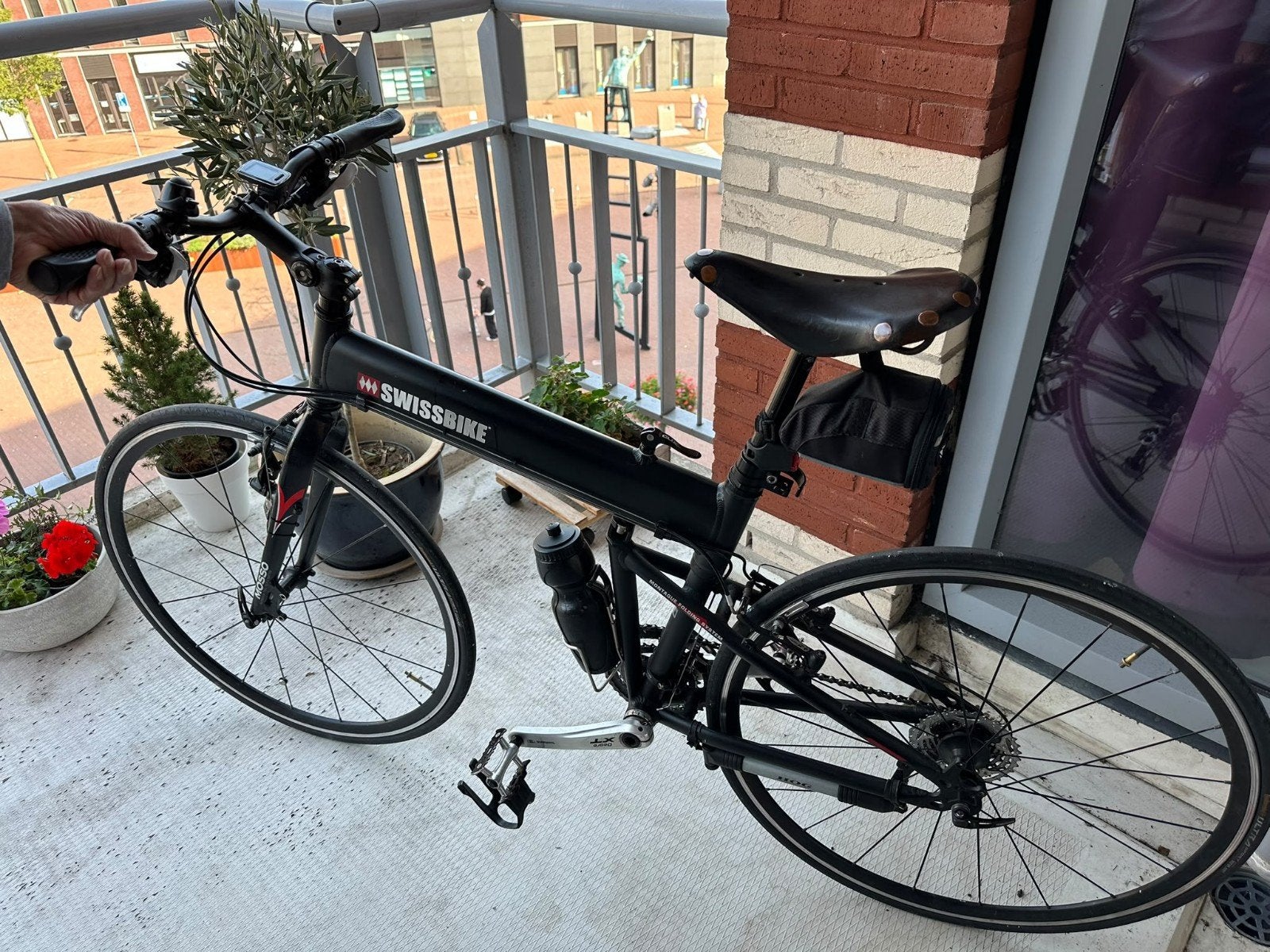 Opvouwbare Swissbike, 28 inch, 53 tot 56 cm, Velgrem, Zo goed als nieuw