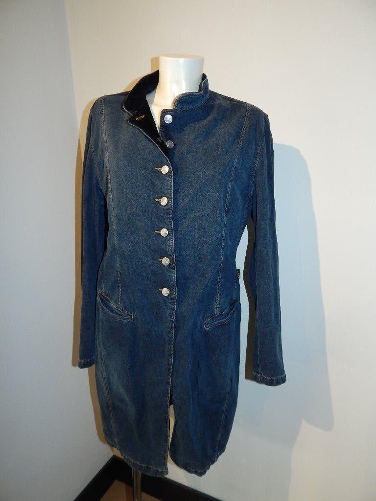 Pauw Amsterdam jeans officiers jas langer model vintage 5/44, Maat 42/44 (L), Pauw, Zo goed als nieuw, Verzenden
