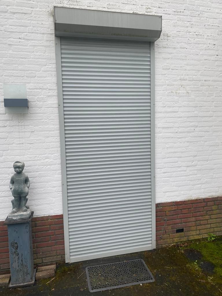 Rolluik voor deur en openslaande deuren, Doe-het-zelf en Verbouw, Rolluiken, Ophalen, Gebruikt, 100 tot 150 cm, 200 cm of meer