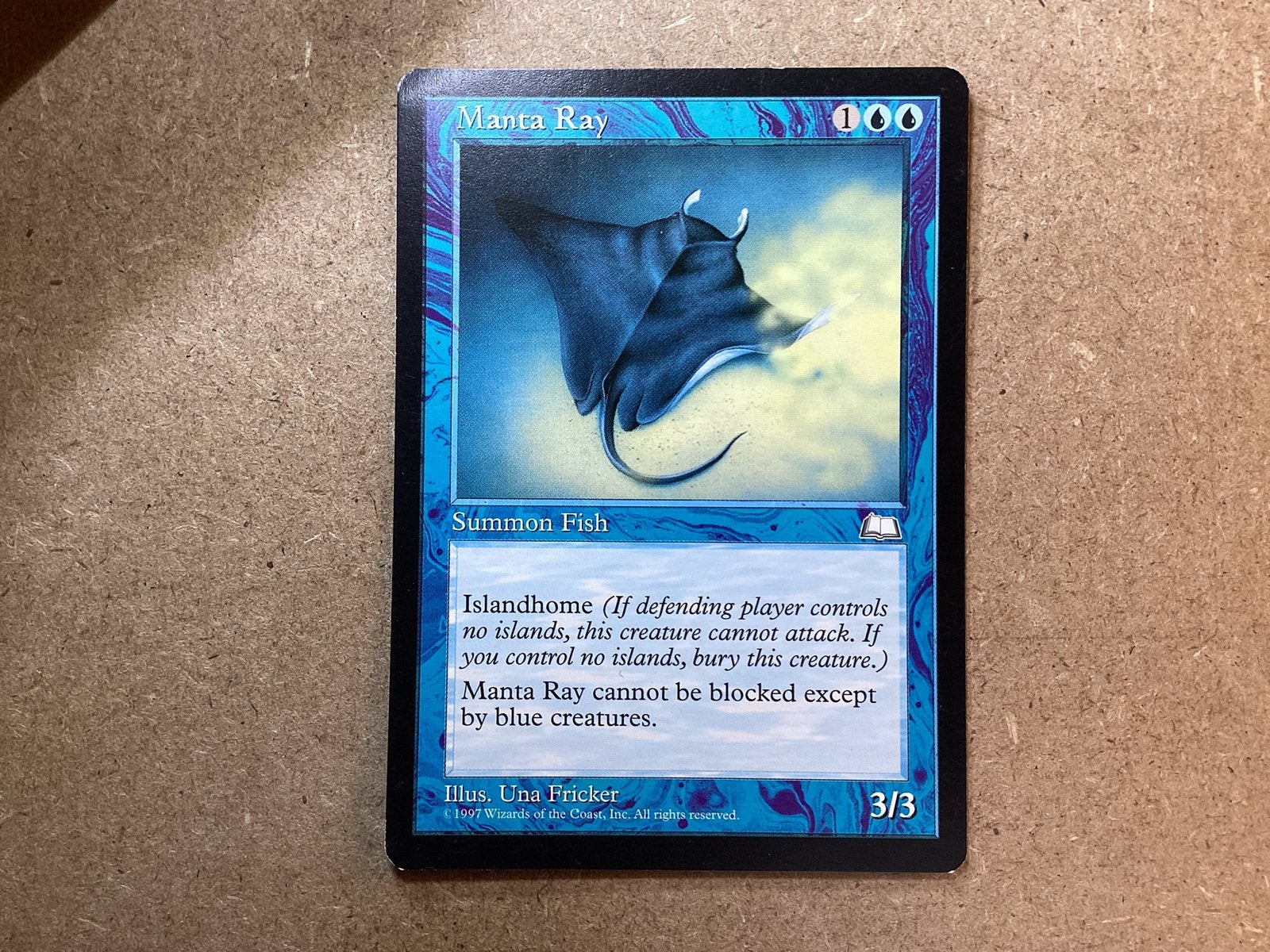 1x Manta Ray (Good), Ophalen of Verzenden, Gebruikt, Losse kaart