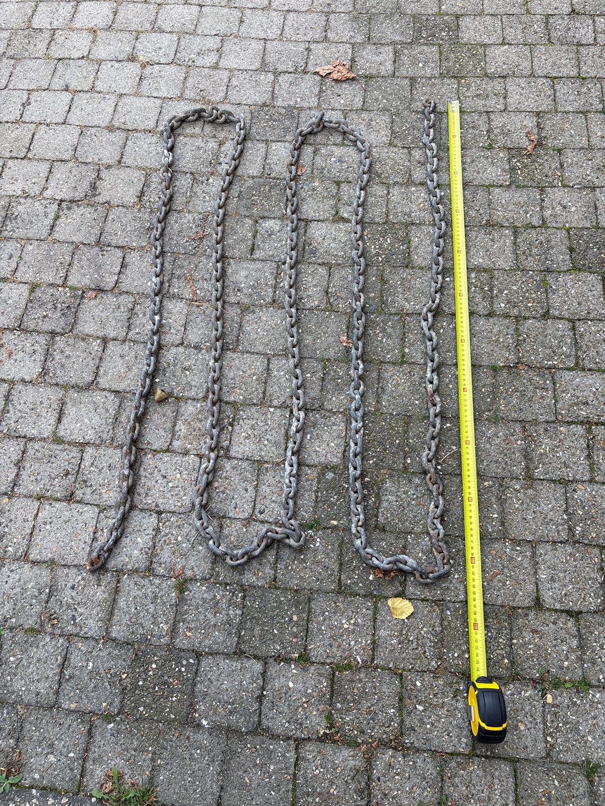 Ankerketting 8mm verzinkt 5m, Ophalen, Gebruikt, Overige typen