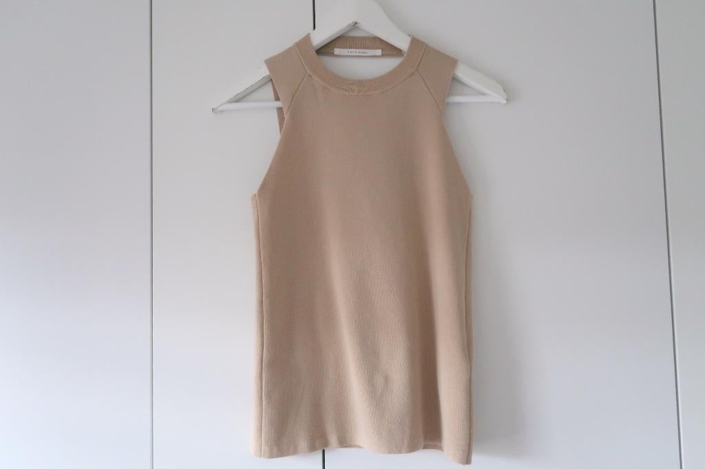 Yaya top met open rug - Bruin, Bruin, Nieuw, Ophalen of Verzenden, Yaya