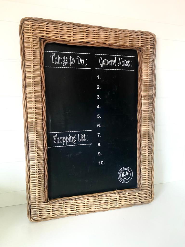 Riviera Maison Rotan krijtbord 41x57 cm - RM, Ophalen of Verzenden, Zo goed als nieuw, Desktop, USB