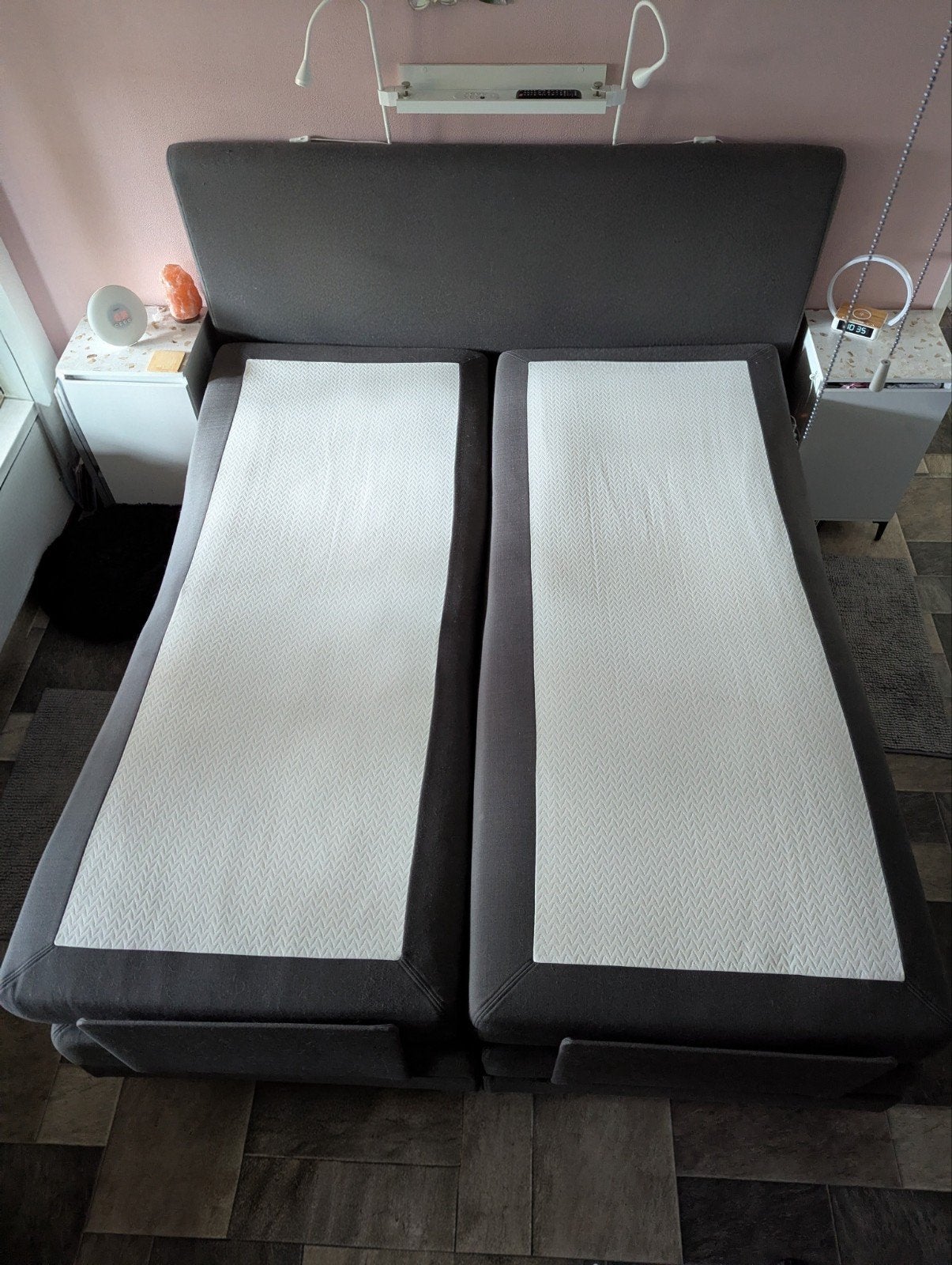 Boxspring, gratis, Huis en Inrichting, Slaapkamer | Boxsprings, Ophalen, Gebruikt, 210 cm, Tweepersoons