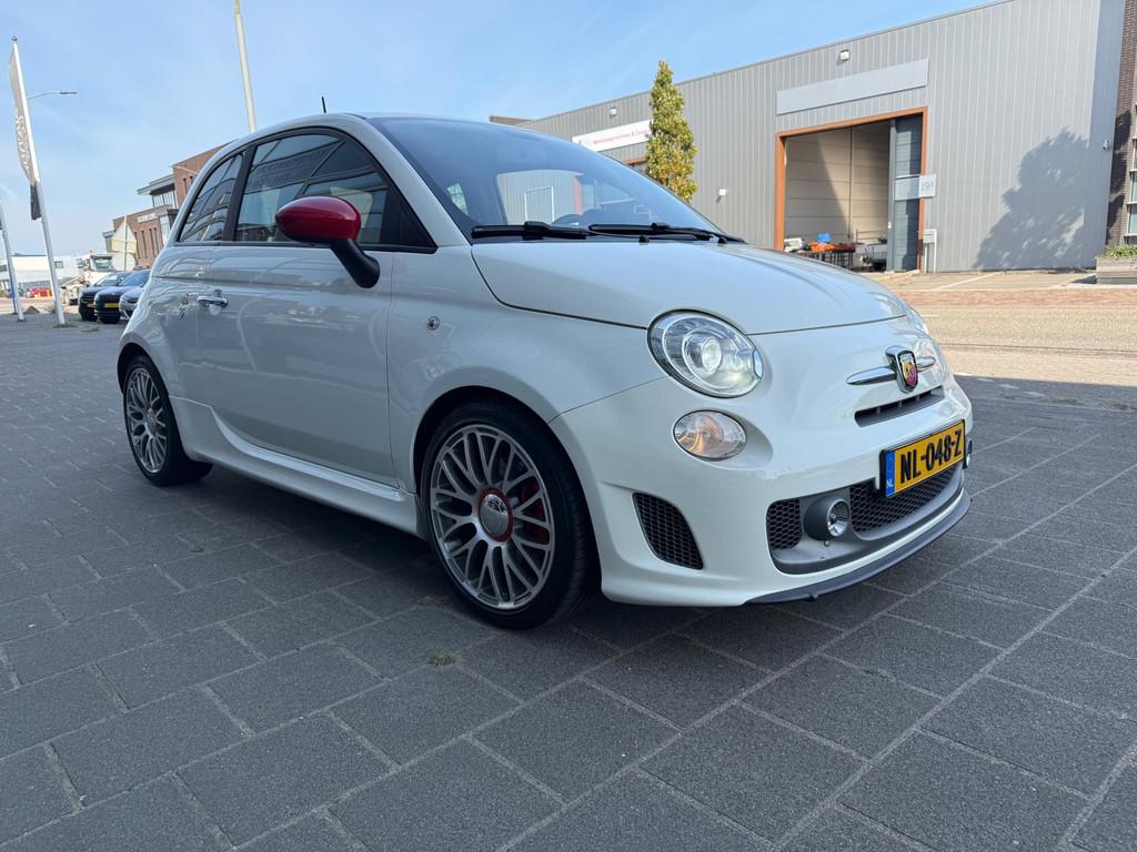 Fiat 500 595 1.4 T-Jet Abarth Turismo, Voorwielaandrijving, 4 cilinders, Parkeersensor, Wit