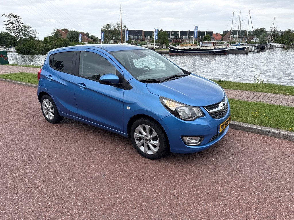 Opel KARL 1.0 ecoFLEX Cosmo, Auto's, Opel, Voorwielaandrijving, 839 kg, Euro 6, Blauw