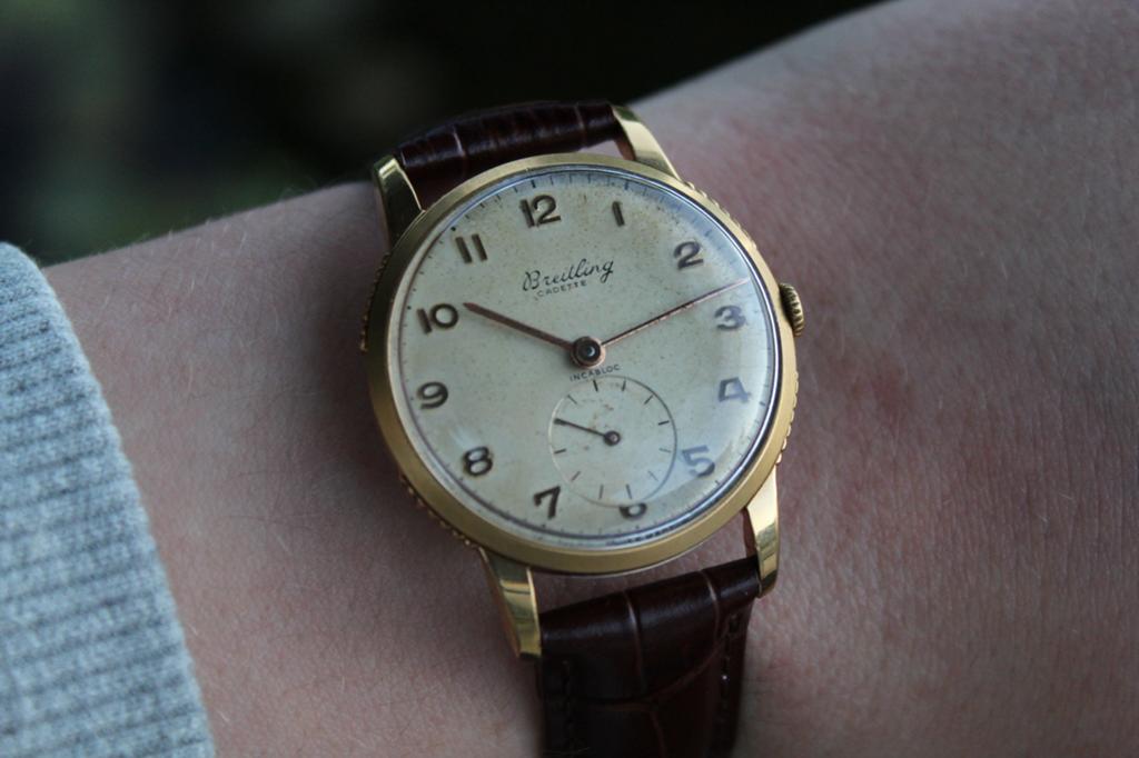 Breitling Cadette 36MM, Overige materialen, Breitling, Polshorloge, Ophalen of Verzenden