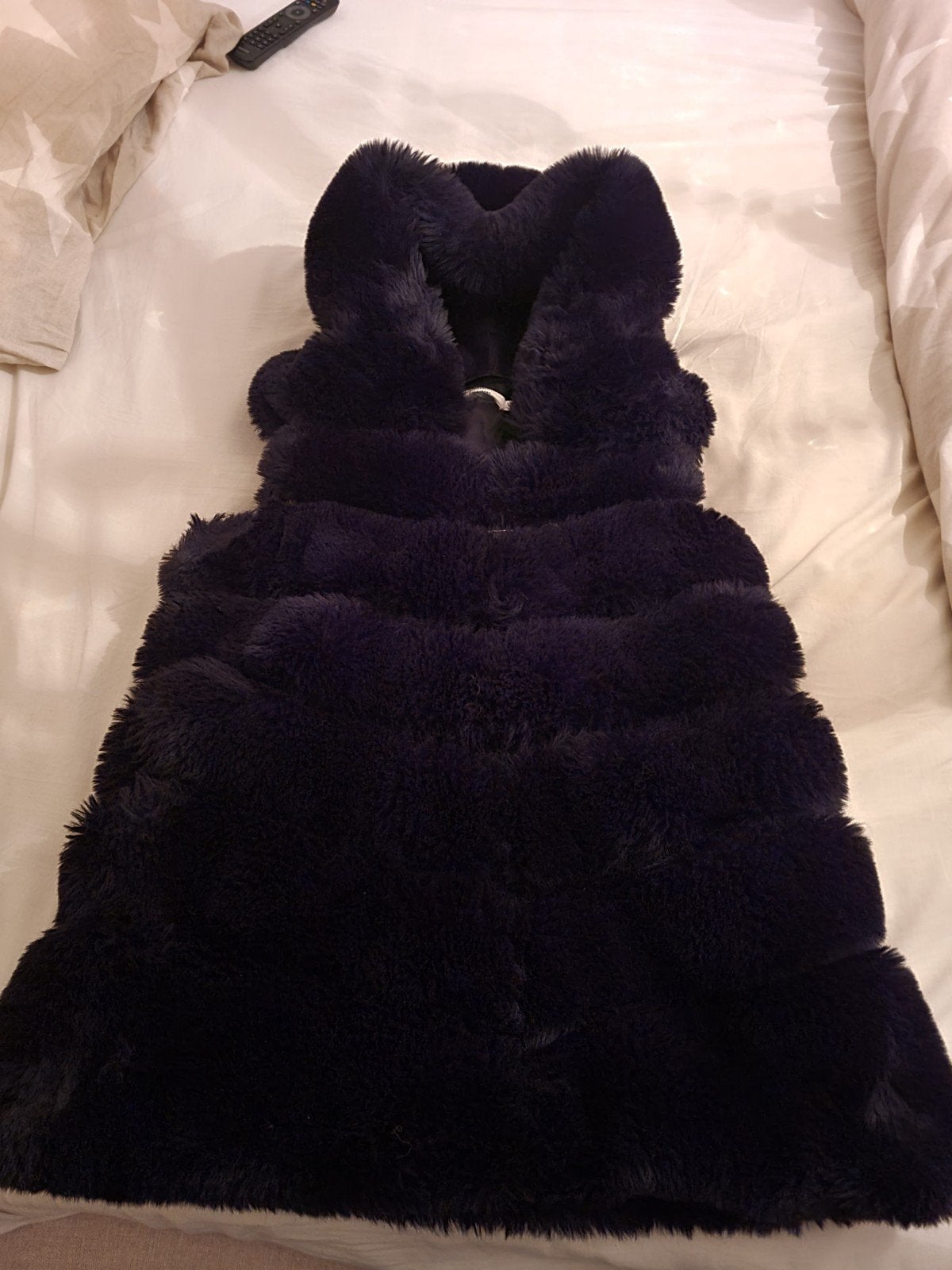 mooie fluffy bodywarmer, Ophalen of Verzenden, Gedragen, Maat 36 (S), Zwart