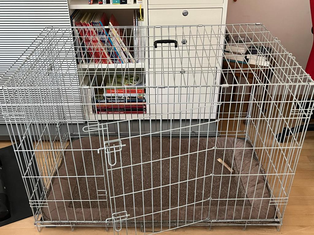 Grote hondenbench 123 breed x 76 diep x 82 hoog, Ophalen, Zo goed als nieuw