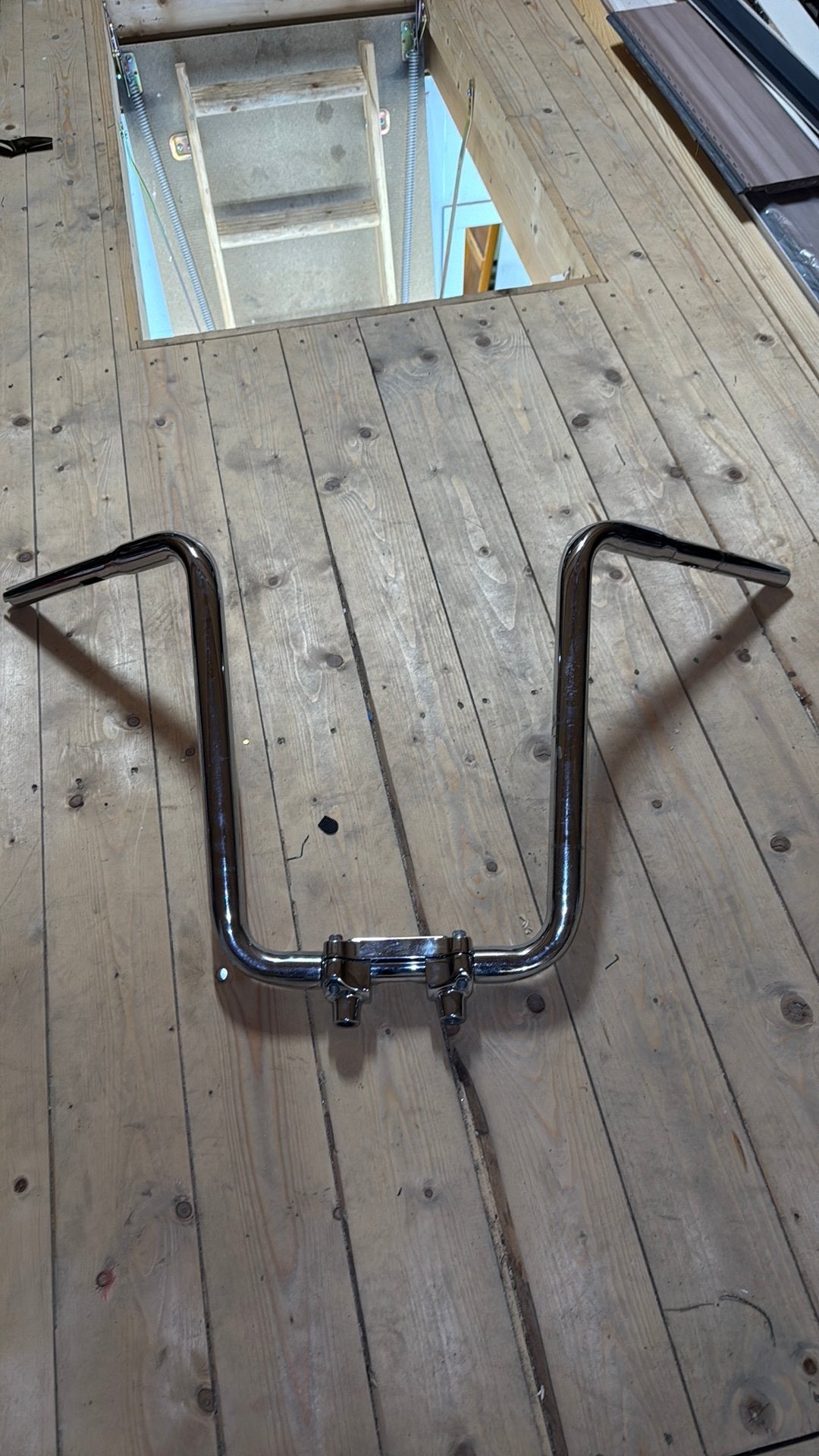Stuur narrow Apehanger 1 1/4 inch dik, Motoren, Ophalen of Verzenden, Gebruikt