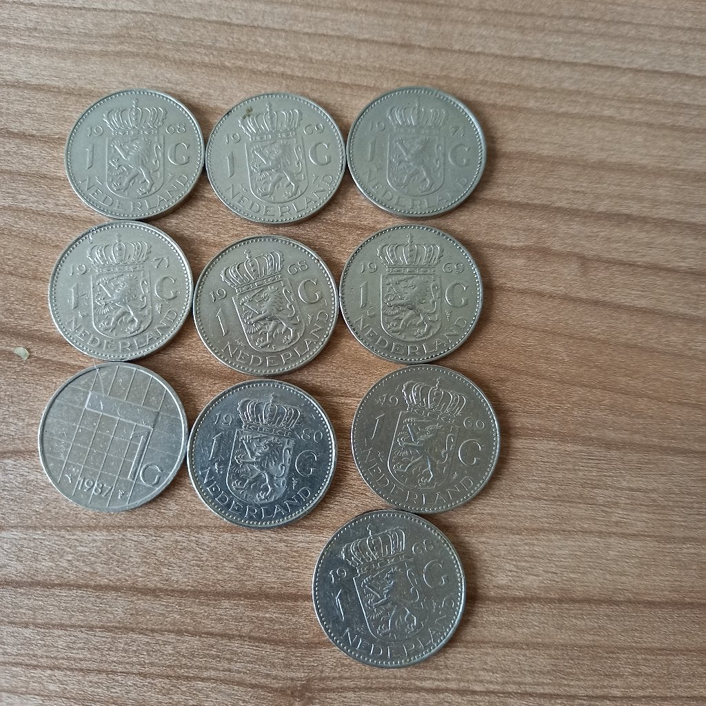 Gulden munten en biljetten, Postzegels en Munten, Munten | Nederland, Ophalen of Verzenden, Koningin Beatrix, Losse munt