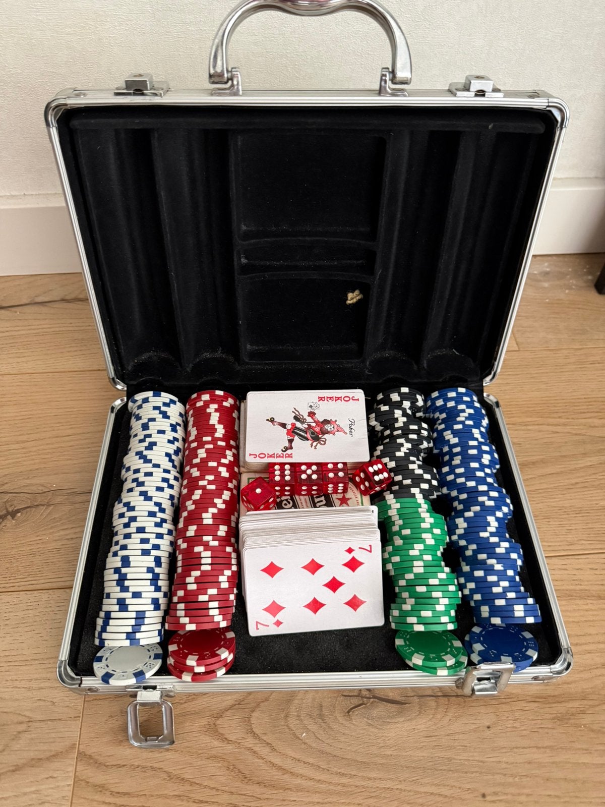Pokerset, Ophalen, Zo goed als nieuw
