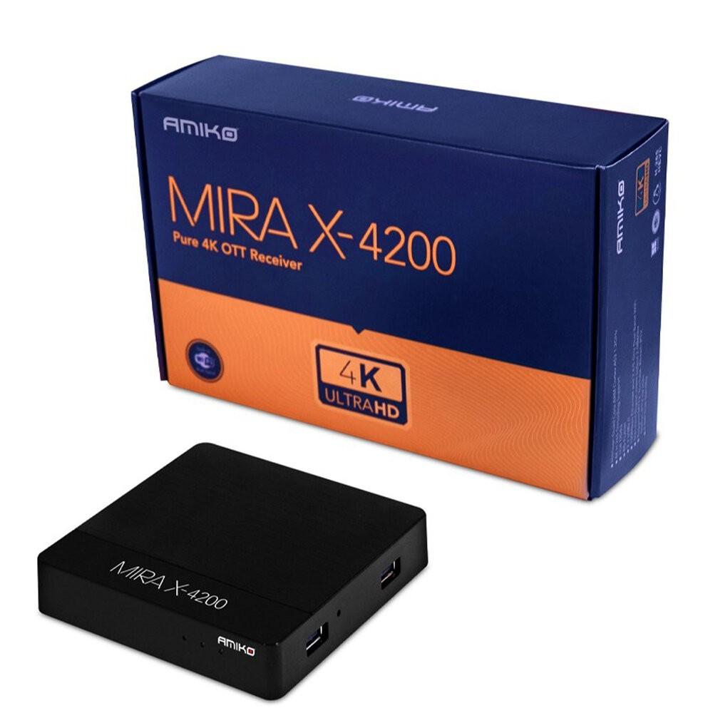 Amiko Mira-X 4200 Linux IPTV Box, Ophalen of Verzenden, Nieuw, HDMI, Zonder harde schijf