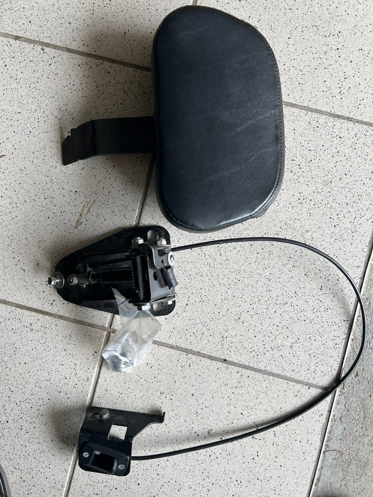 Harley backrest adjustable verstelbare rugsteun, Ophalen of Verzenden, Gebruikt