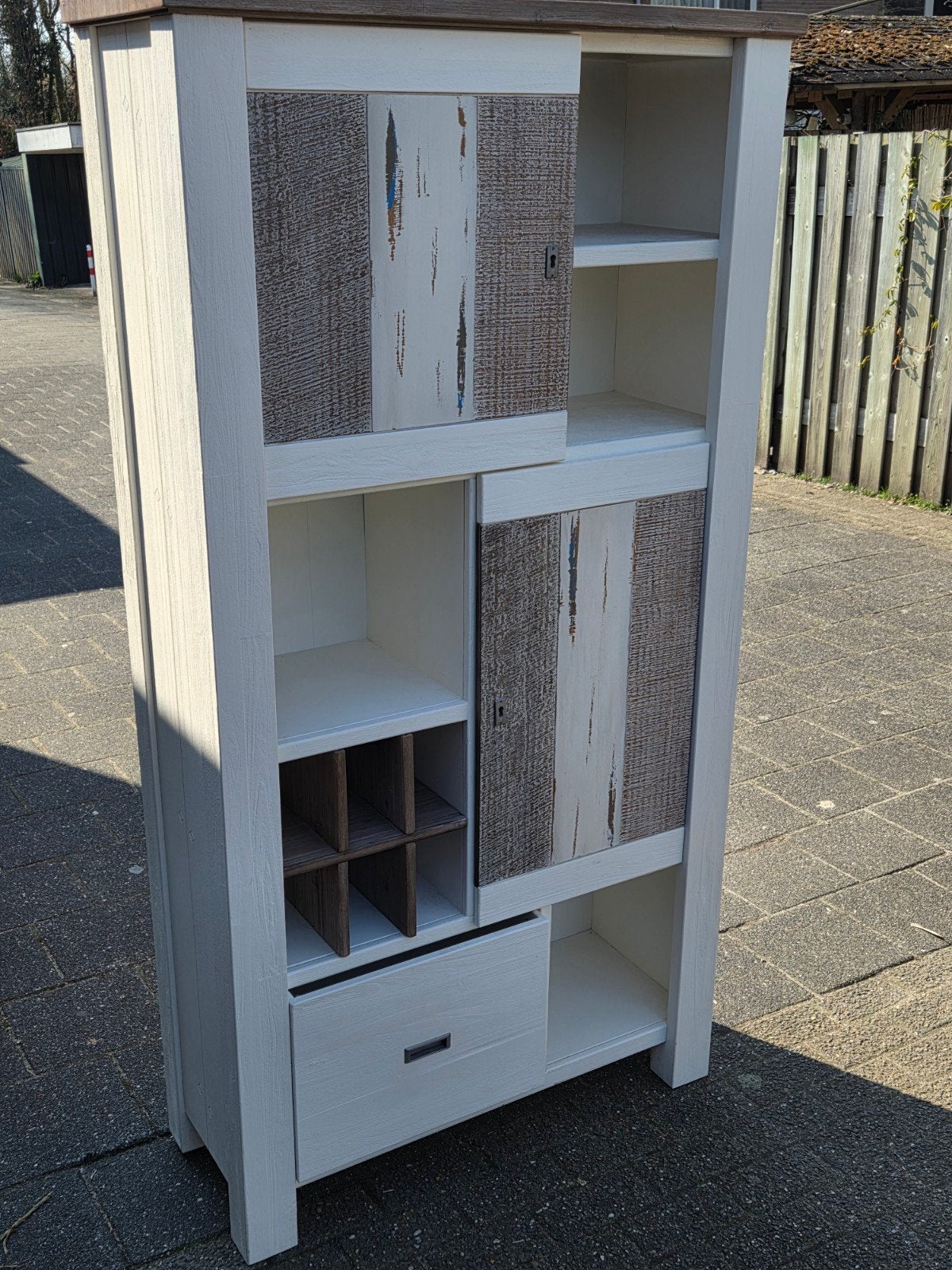 Prachtige Henders & Hazel Bergkast / Boekenkast (Type Tibro), Ophalen, Met lade(s), Zo goed als nieuw, Minder dan 150 cm