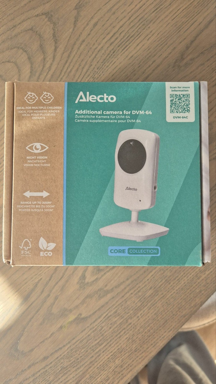 Babyfoon Alecto DVM-64C, Ophalen of Verzenden, Nieuw, Binnencamera