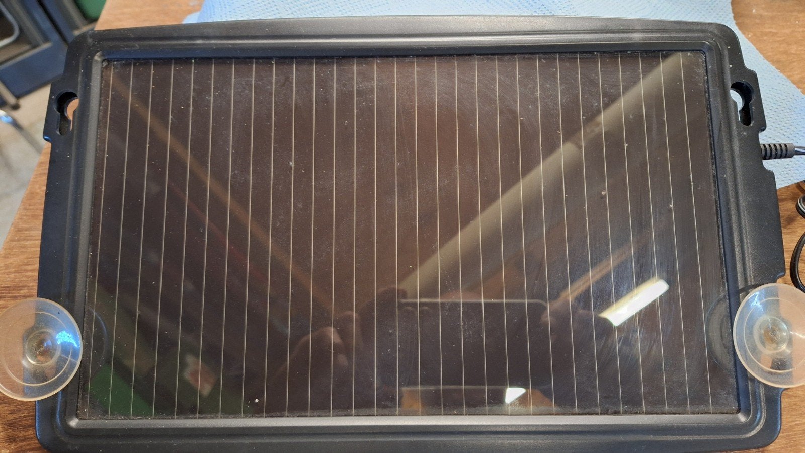 Zonnepaneel 12V. tbv startaccu, Ophalen of Verzenden, Gebruikt