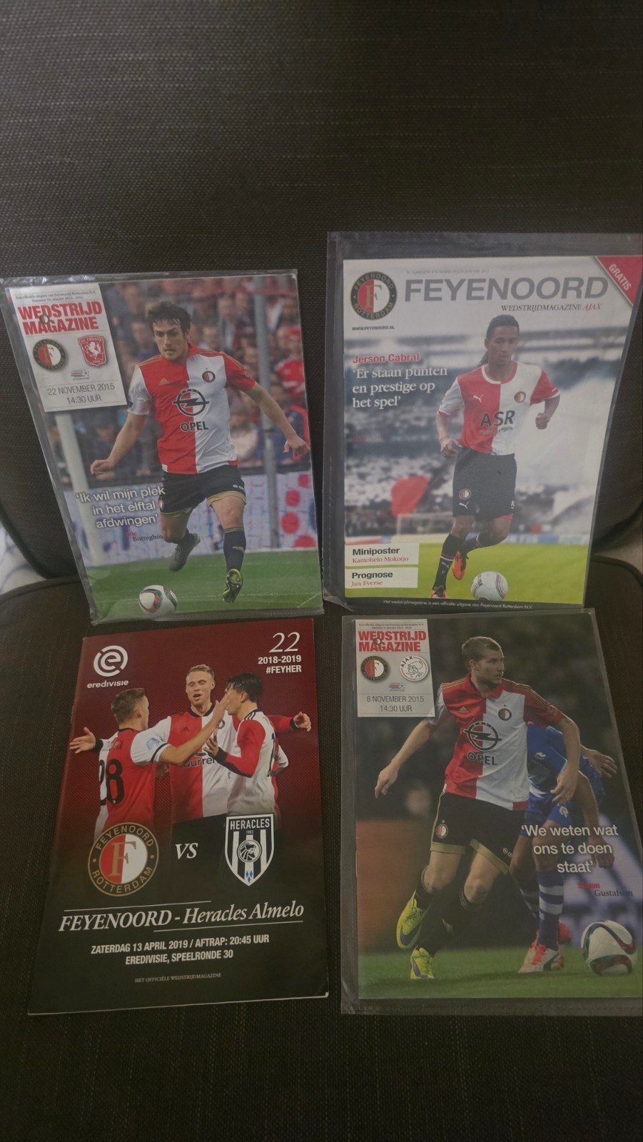 Feyenoord Wedstrijd Magazines - Diverse Edities, Verzamelen, Ophalen of Verzenden, Gebruikt, Feyenoord, Boek of Tijdschrift