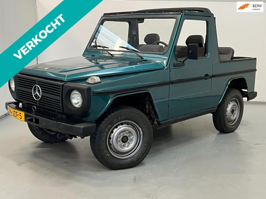 Mercedes-Benz G-Klasse 240GD Cabrio / Belasting vrij / Oldti, Open dak, Stof, Gebruikt, Zwart