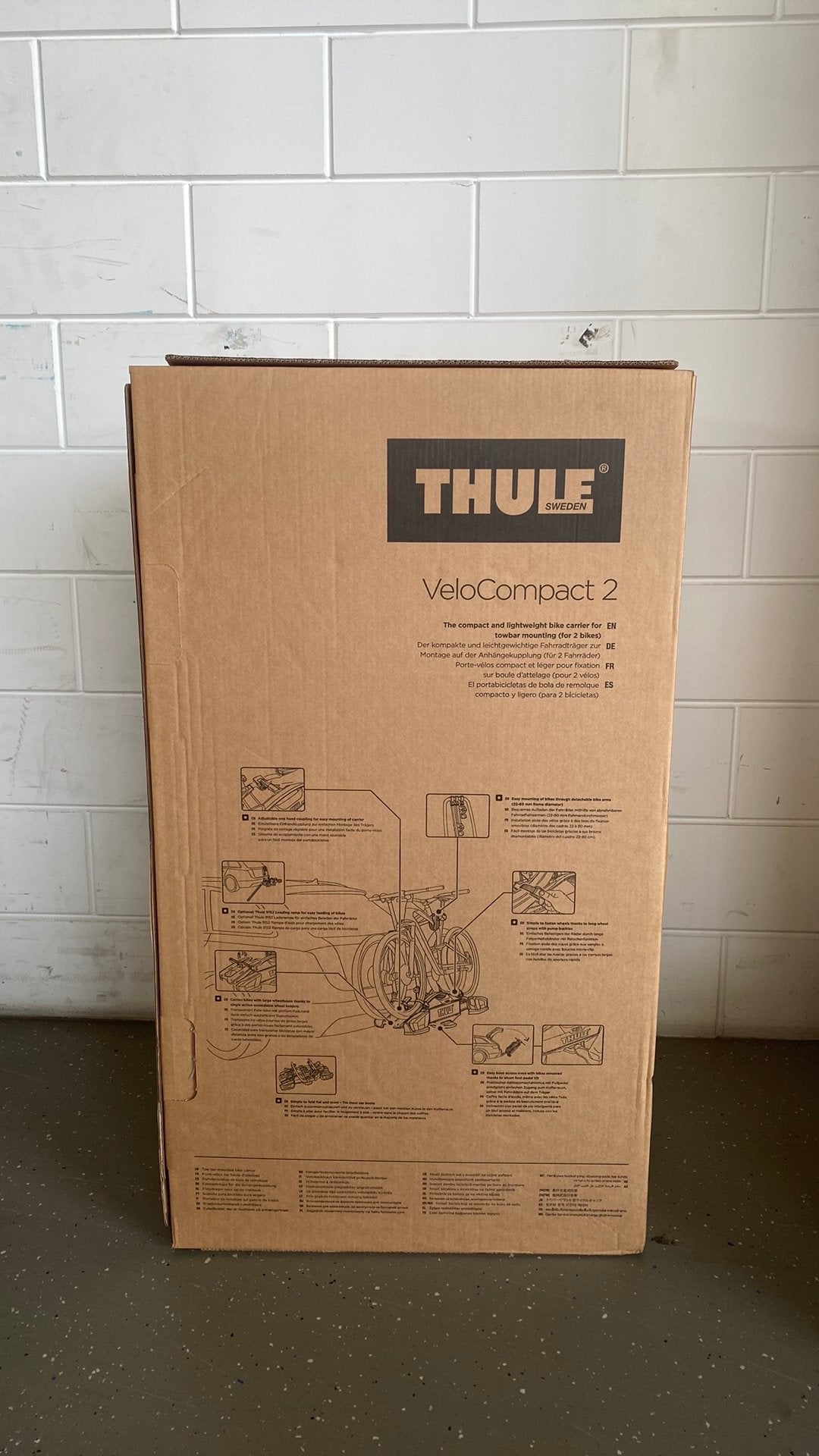 Thule Velocompact 2 Bike 13 Pin, Ophalen, Nieuw, 2 fietsen, Trekhaakdrager