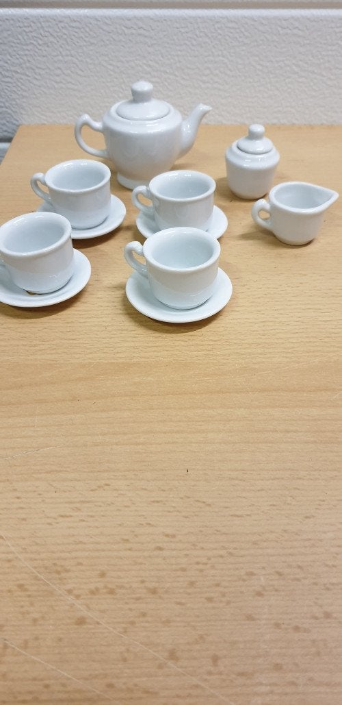 mini servies beertjes met honing porselein, Ophalen of Verzenden