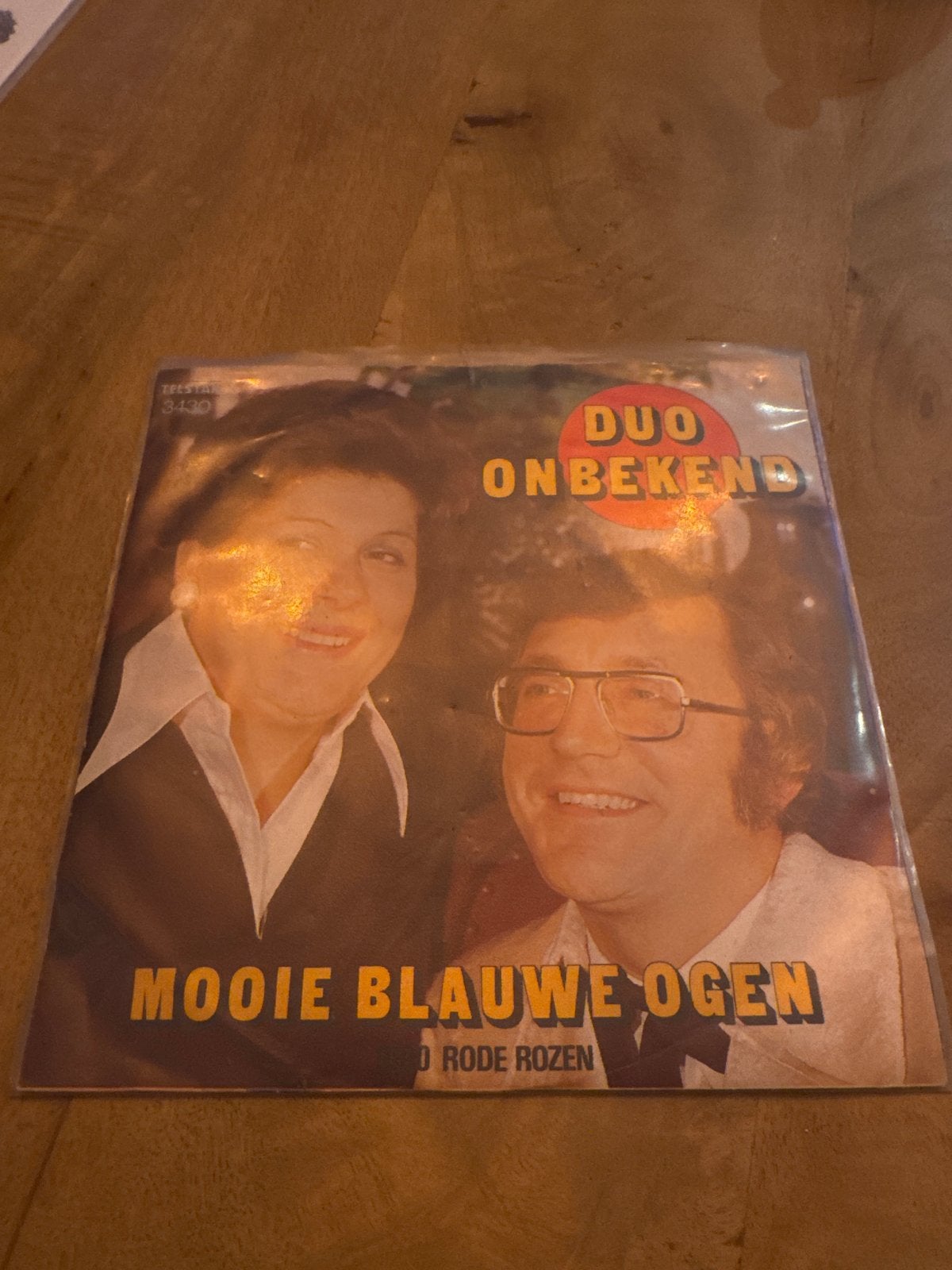 Duo Onbekend - Mooie Blauwe Ogen / 1000 Rode Rozen (Vinyl Si, Cd's en Dvd's, Gebruikt, 7 inch, EP, Schlager