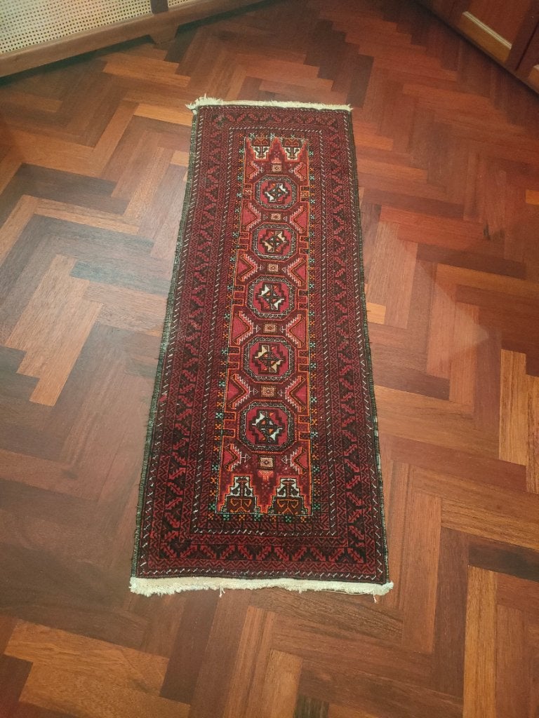 Vintage Perzische tapijt, Ophalen, Rechthoekig, 200 cm of meer