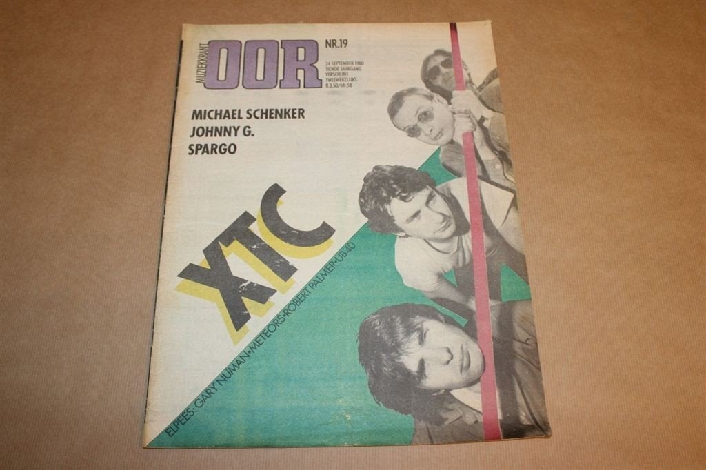 Muziekkrant Oor - 1980 - XTC, Spargo, Ophalen of Verzenden, Zo goed als nieuw, Muziek, Film of Tv