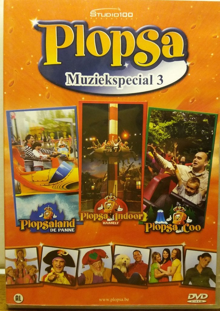 Plopsa Muziekspecial 3 - Krasvrije DVD, Show, Alle leeftijden, Zo goed als nieuw, Familie