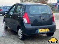 Hyundai i10 1.1 I 5DR 2010 Zwart, Auto's, Voorwielaandrijving, 31 €/maand, 4 cilinders, 400 kg