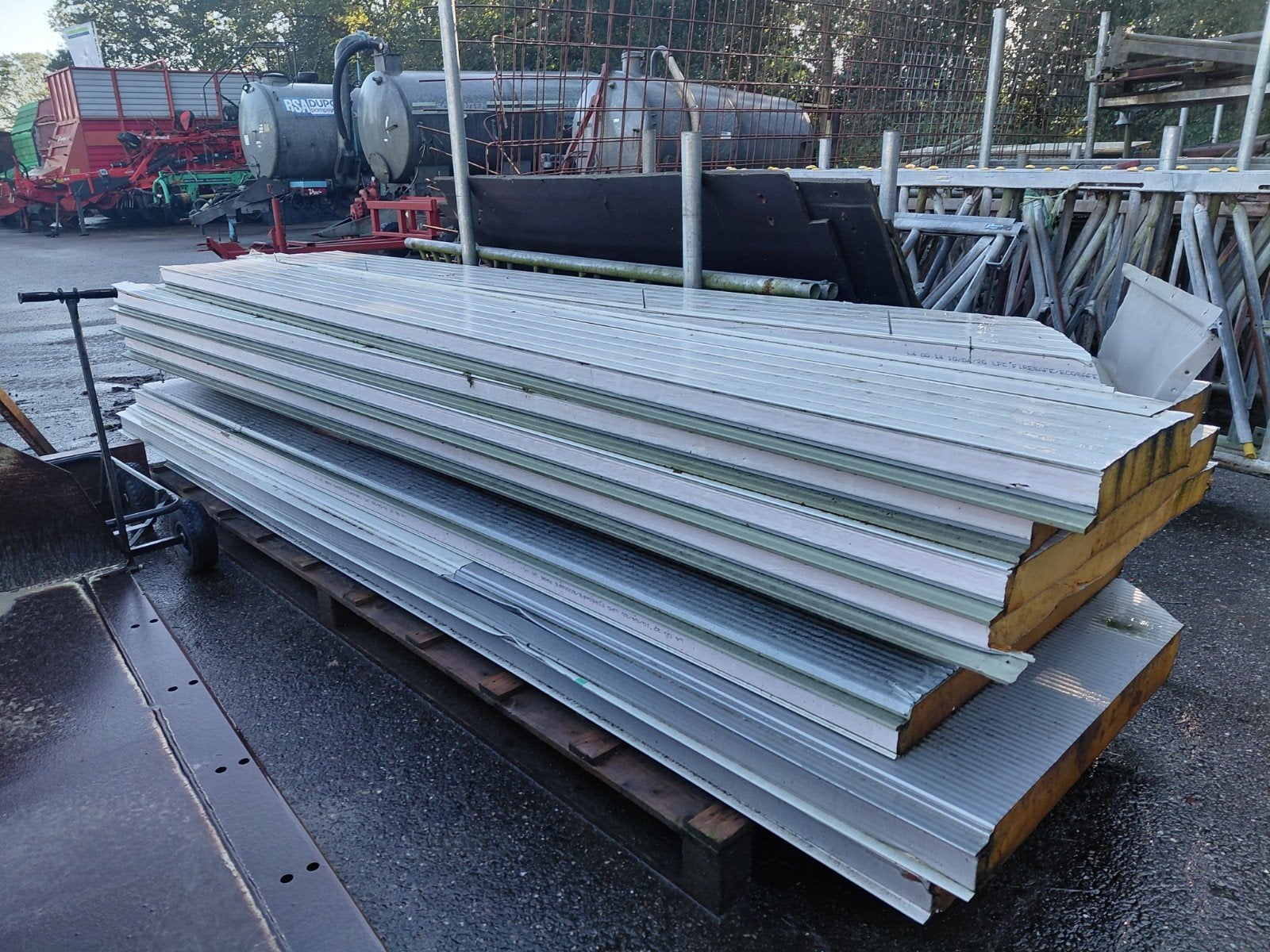 Gebruikte sandwichpanelen, diverse afmetingen, Ophalen, Gebruikt, HPL, 50 tot 100 mm