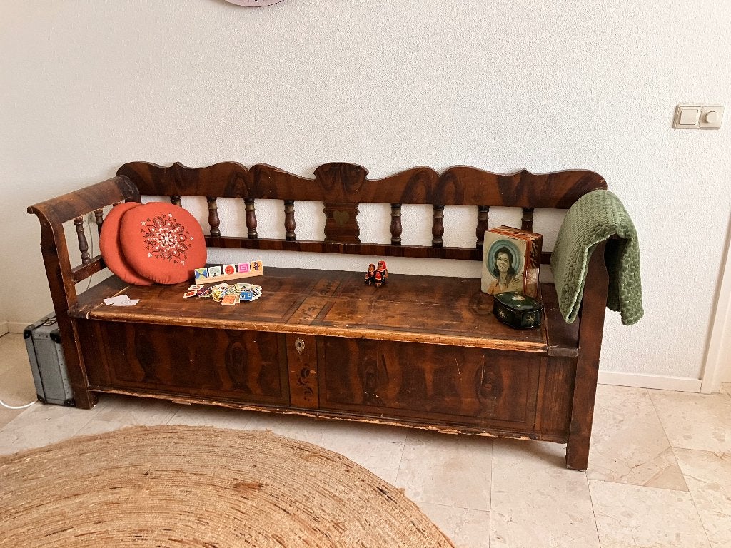houten klepbank, Ophalen
