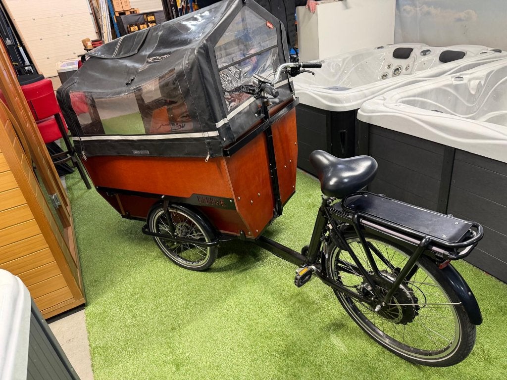 Te koop: Babboe bakfiets, Fietsen en Brommers, Fietsen | Bakfietsen, 4 kinderen of meer, Gebruikt, Huif, Ophalen
