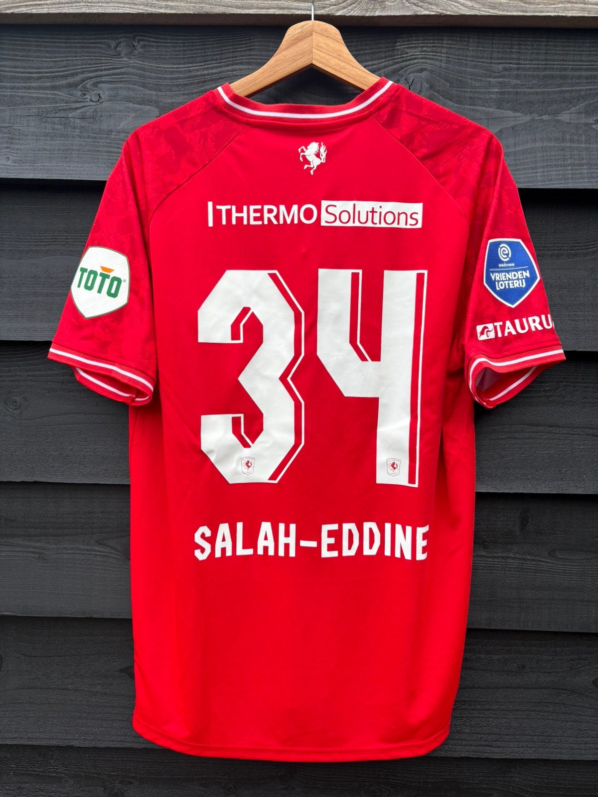 Matchworn shirt FC Twente Anass Salah-Eddine, Verzamelen, Ophalen of Verzenden, Zo goed als nieuw, Buitenlandse clubs, Shirt