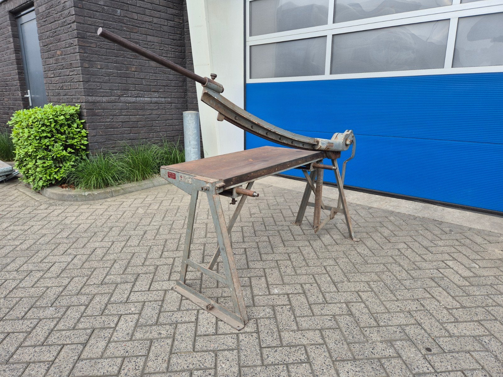 JÖRG TYPE 4001 Slagschaar handbediend 1020x1mm staal, Gebruikt, Overige merken, Holland, Info@bolkmachinehandel.nl