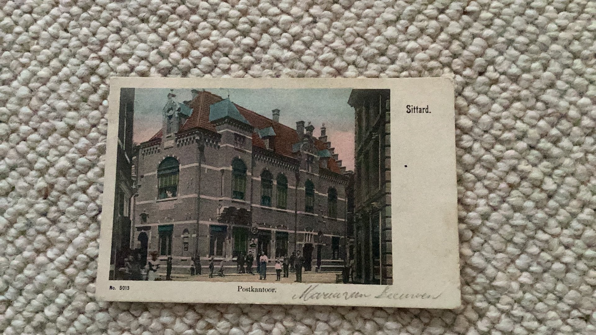 Ansichtkaart Sittard Postkantoor 1905. 988, Verzamelen, Ansichtkaarten | Nederland, Ophalen of Verzenden, Voor 1920, Gelopen, Limburg